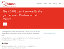 Tablet Screenshot of hopus.net
